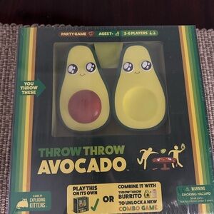 Exploding Kittens Throw Throw Avocado Dodgeball Card Game - NIB